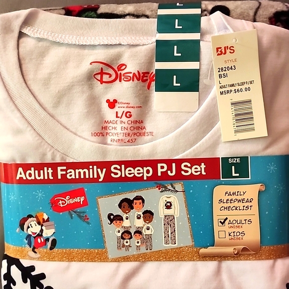 SOLD Disney Adult Sleep PJ Set (Mickey Mouse) - Picture 2 of 5
